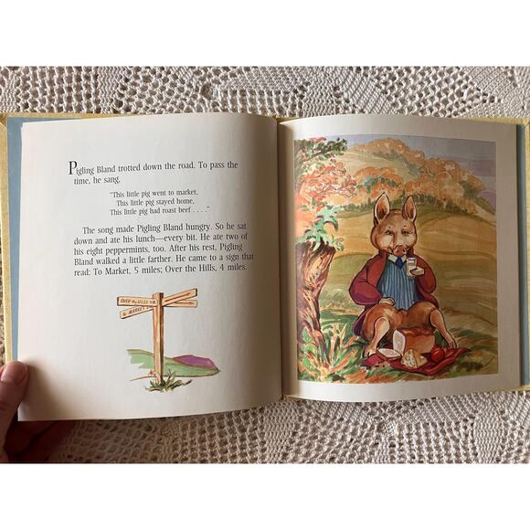 1992 The Classic Tale of Pigling Bland by Beatrix Potter - Picture 3 of 5